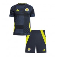 Echipament fotbal Scoţia Tricou Acasa European 2024 pentru copii maneca scurta (+ Pantaloni scurti)